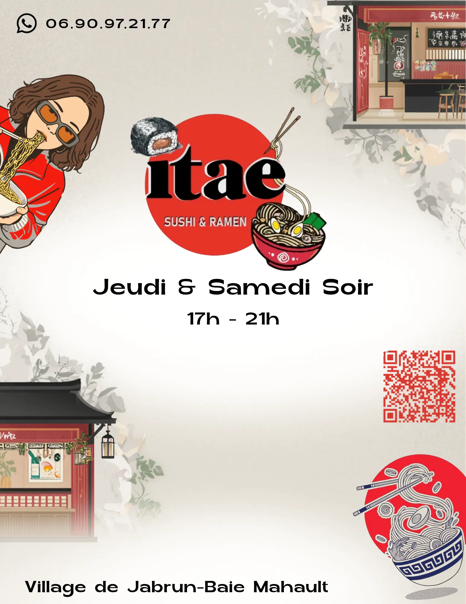 Flyer pour Itae Sushi et Ramen
